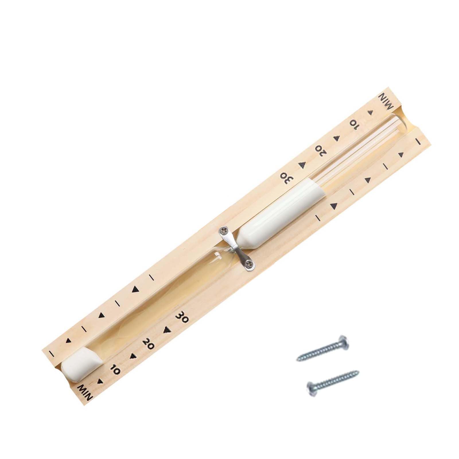 Wooden Sand Watch for Sauna SPA Room 30 Minute Timer
| Rotating White Sand Clock for Relaxation in Sauna
| Hear Resista