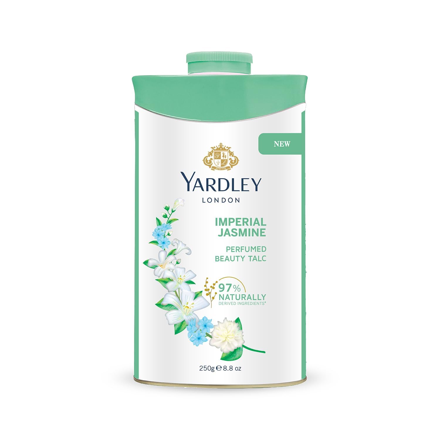 Yardley London Jasmine Deodorizing Talcum Powder for Women - 250 g / 8.8 oz
| Yardley London Jasmine Perfumed Talcum Po