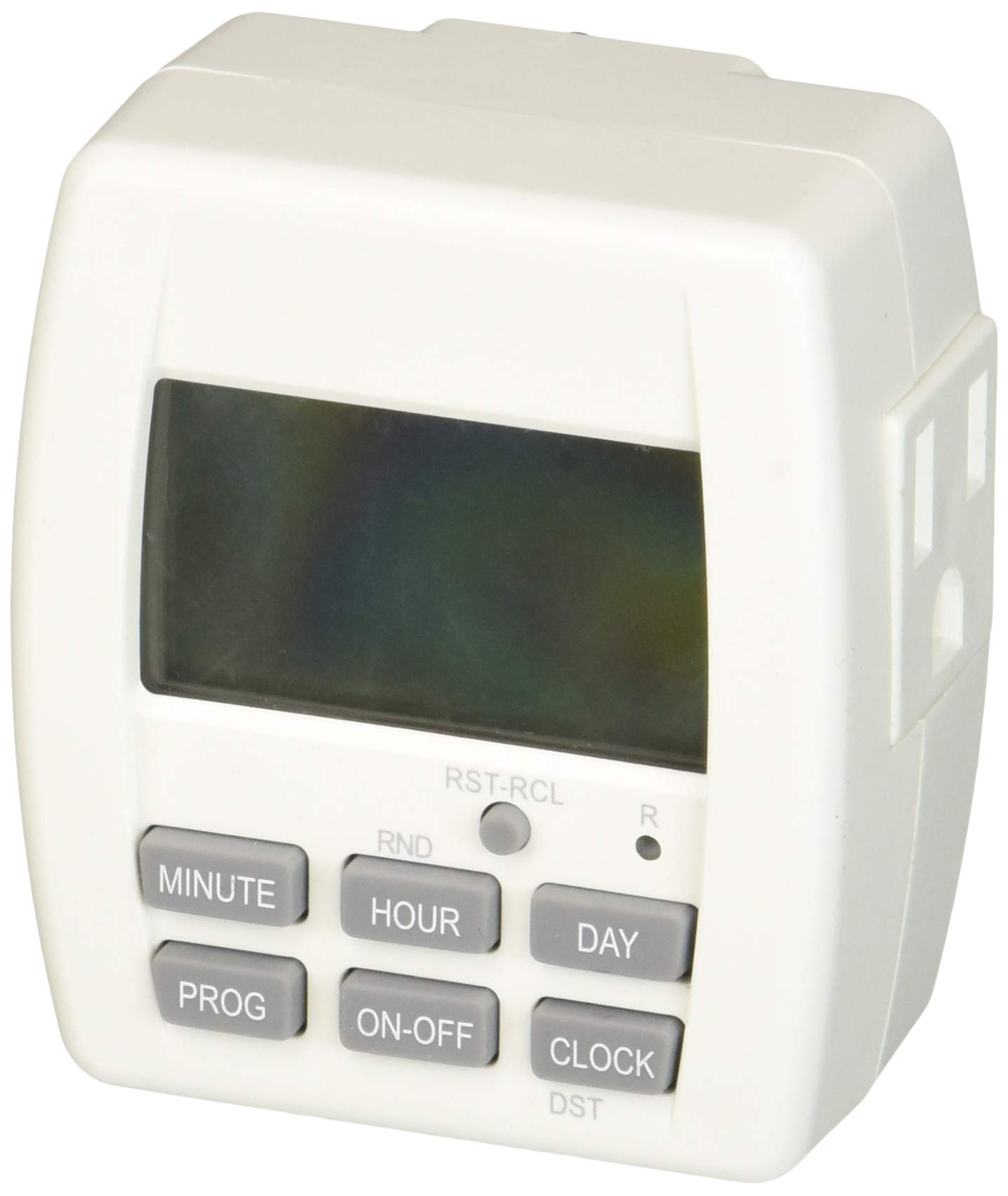 Woods 59889WD white indoor plug-in digital timer 7-day countdown usage for home organization
| Woods 59889WD white 7-da
