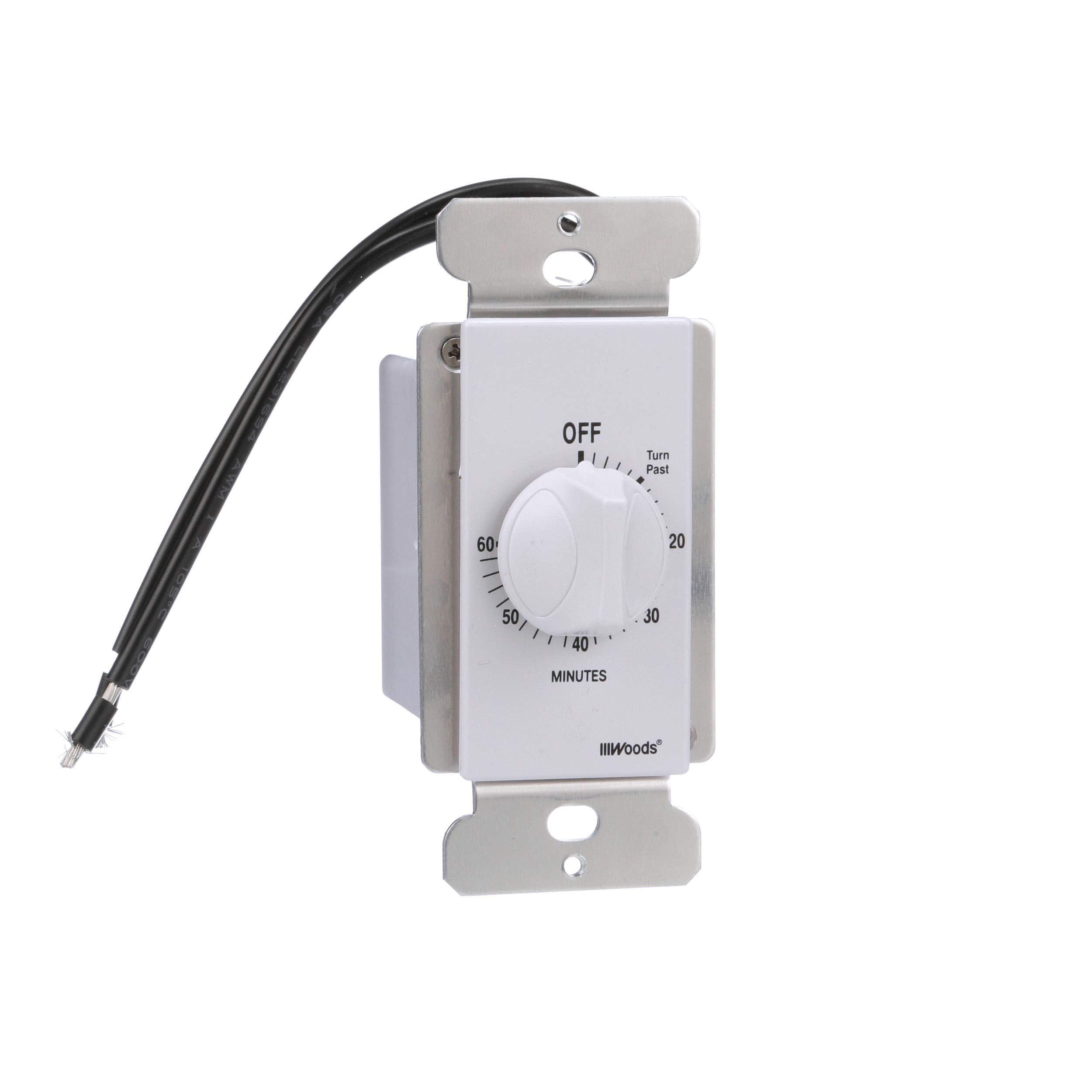 Woods 60 Minute Spring Wound Timer - White for Kitchen Use
| Woods 60 Minute Spring Wound Timer - White - Durable Kitch